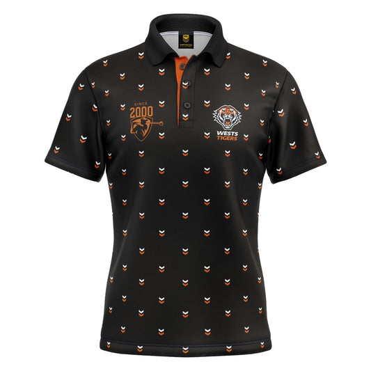 NRL 'Mulligan' Golf Polo - West Tigers - Adult - Mens - Polo