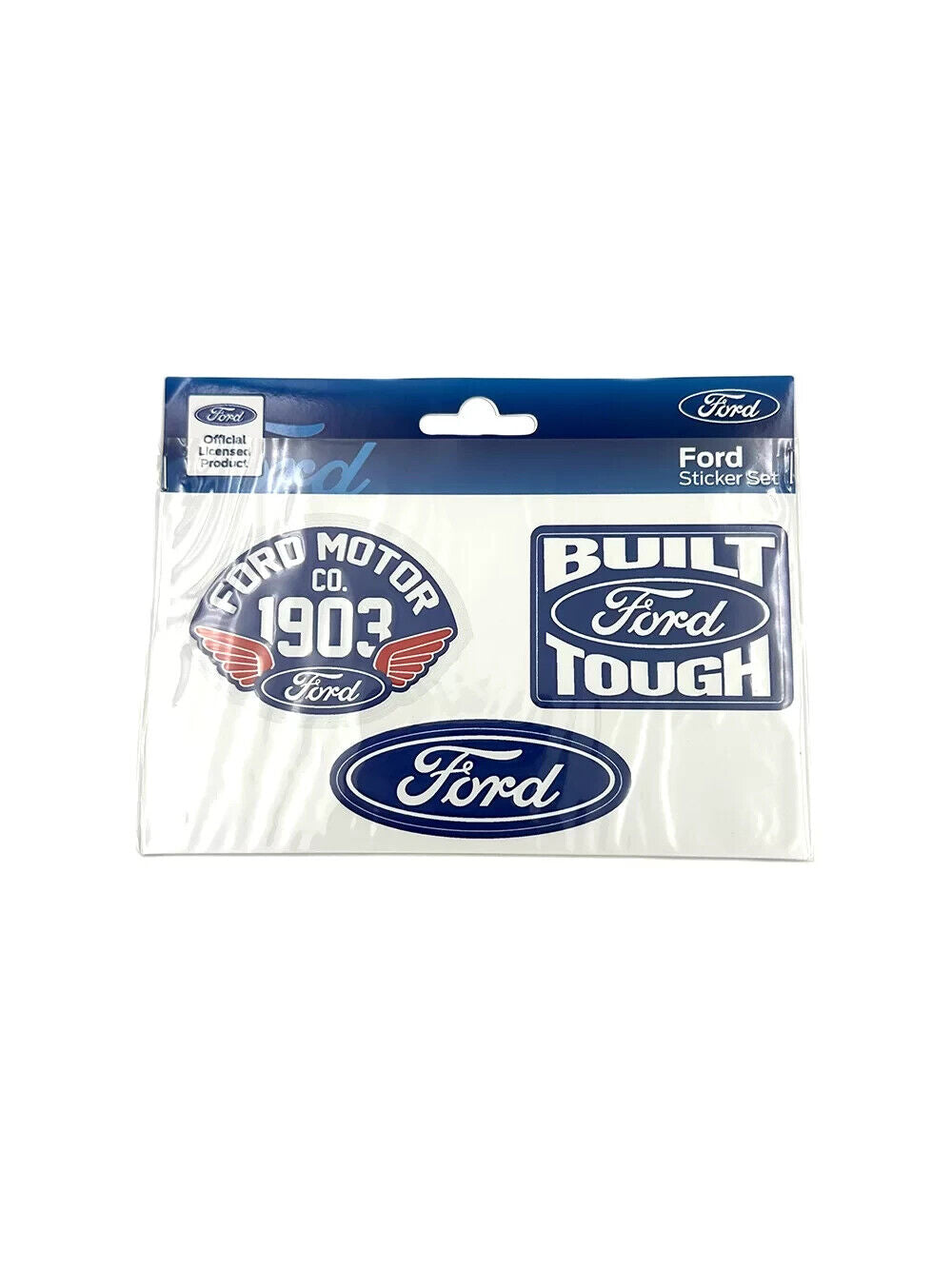 FORD Small Sticker Set - 3 Stickers Per Sheet - Ford Logo Decal