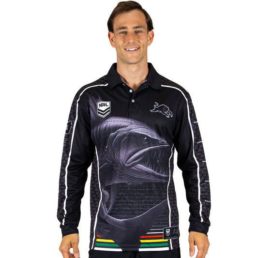 NRL 'Barracuda' Fishing Shirt - Penrith Panthers - Youth - Polo