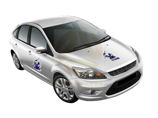 NRL Car Monster Decal - Melbourne Storm - Sticker - Team Logo - 470mm