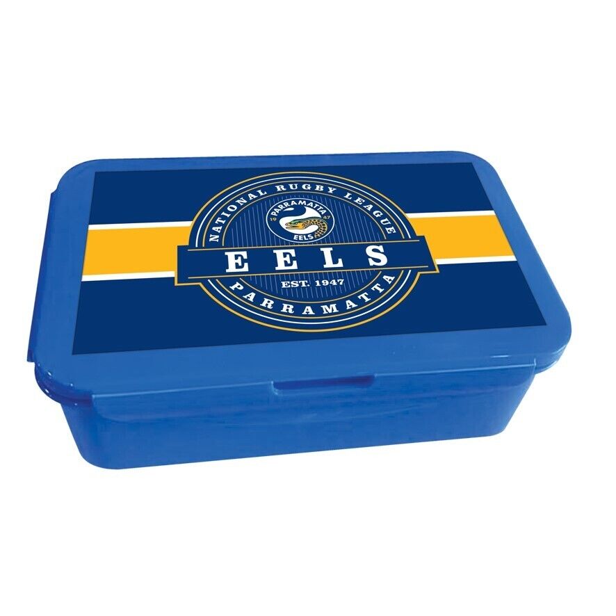 NRL Bento Lunch Box - Parramatta Eels - 14cm x 20.1cm x 7.1cm