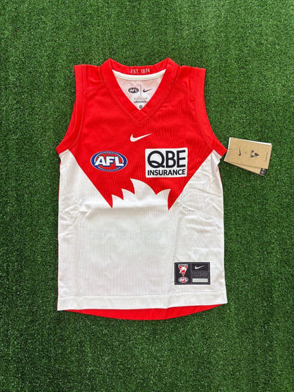 AFL 2025 Home Guernsey - Sydney Swans - Youth - Kids