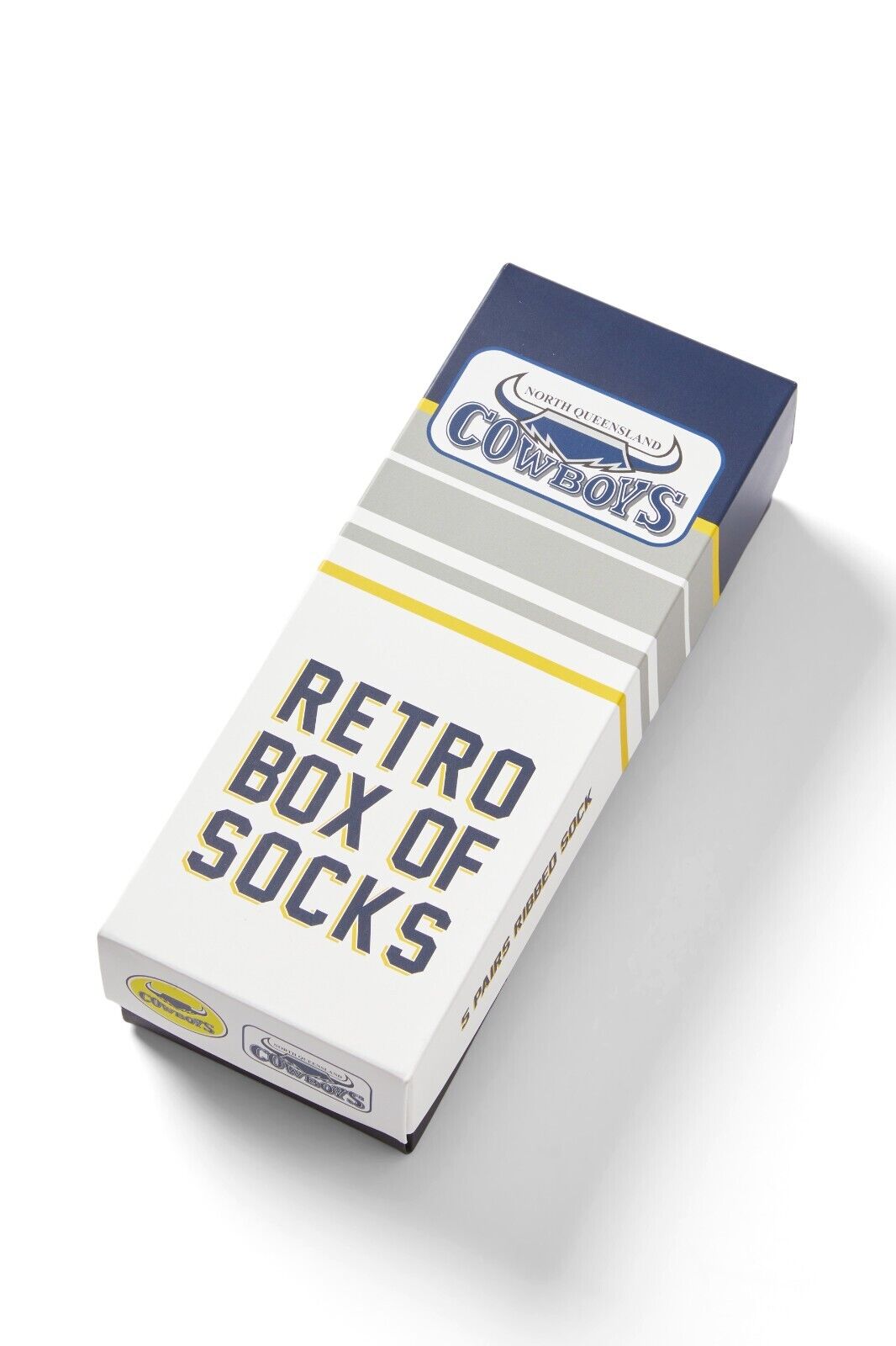 NRL Retro Box of Socks - North Queensland Cowboys - 5 pairs