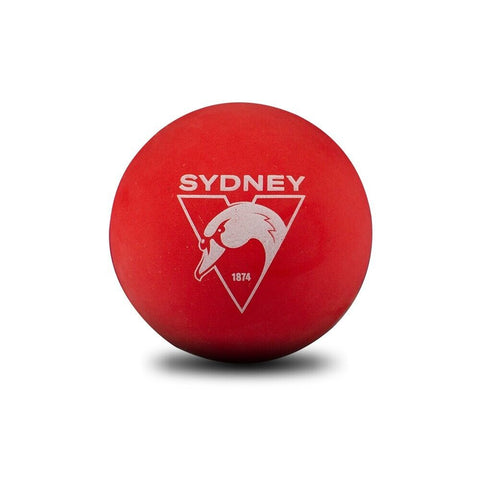 AFL Rubber High Bounce Hand Ball - Sydney Swans - Single - 6cm