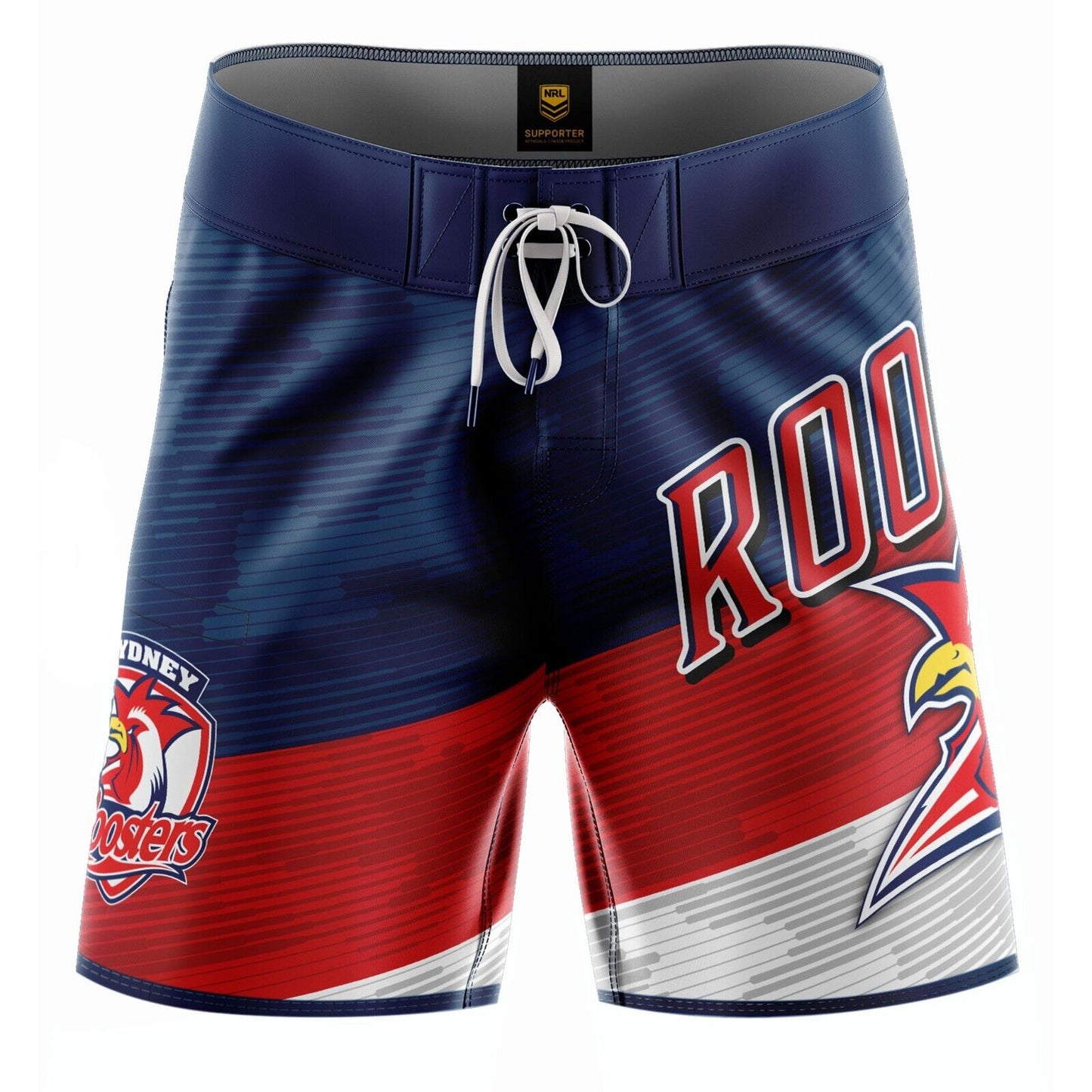 NRL Barrel Board Shorts - Sydney Roosters - Swim - Adult