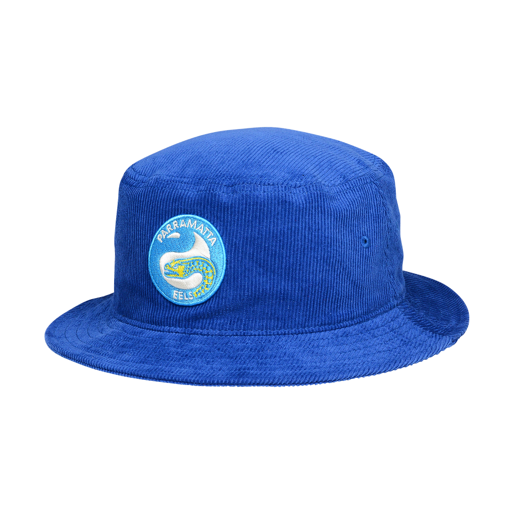 NRL Retro Corduroy Bucket Hat - Parramatta Eels - Adult - One Size