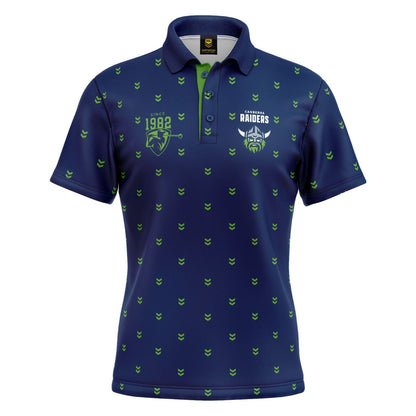 NRL 'Mulligan' Golf Polo - Canberra Raiders - Adult - Mens - Polo