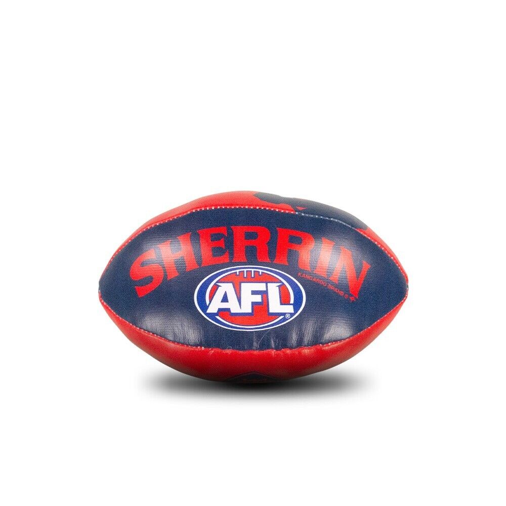 AFL Mini Supporter Sponge Football - Melbourne Demons - Ball