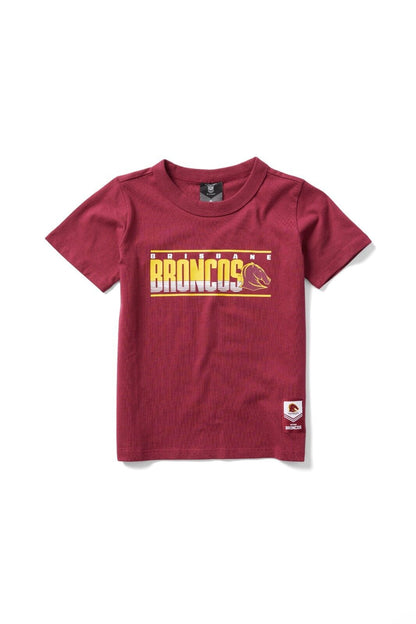 NRL Youth Club Tee Shirt - Brisbane Broncos - Kids - T-Shirt