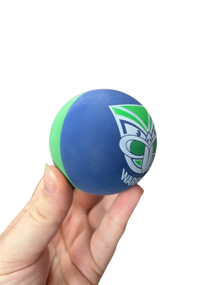 NRL  Rubber High Bounce Hand Ball - New Zealand Warriors - Single - 6cm