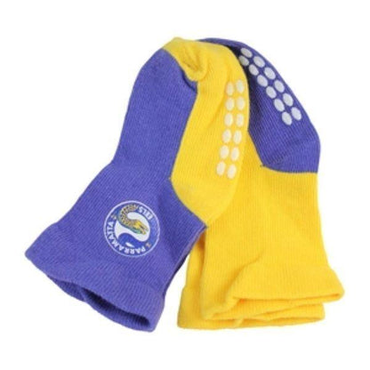 NRL Infant Socks - Parramatta Eels - Set Of Two - Non Slip - Sock