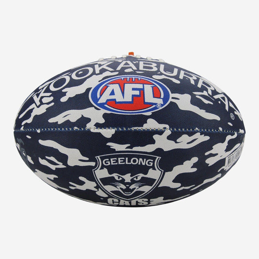 AFL Camo Club Football - Geelong Cats - Size 5 - Game Ball