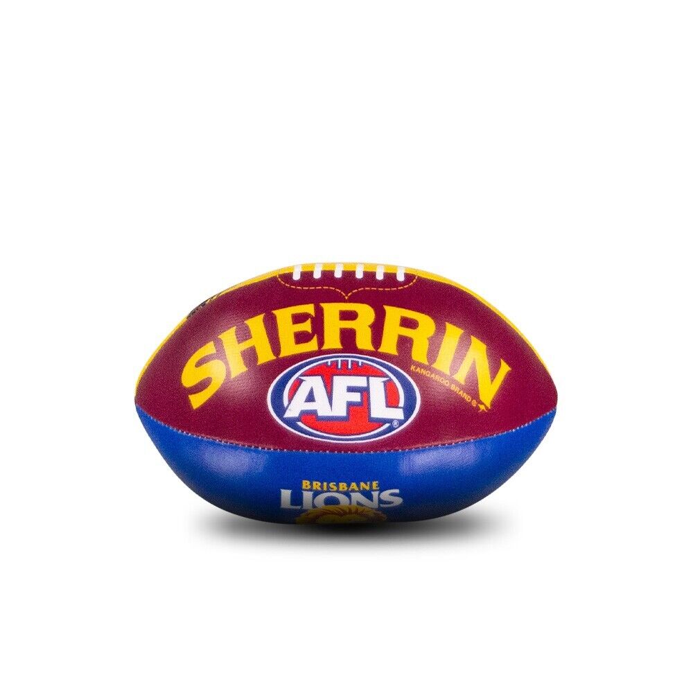 AFL Mini Supporter Sponge Football - Brisbane Lions - Ball