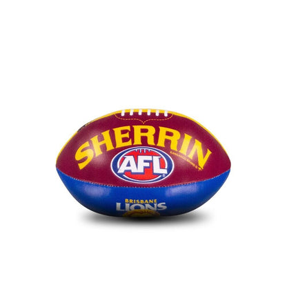 AFL Mini Supporter Sponge Football - Brisbane Lions - Ball