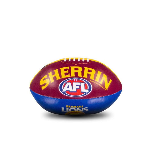 AFL Mini Supporter Sponge Football - Brisbane Lions - Ball