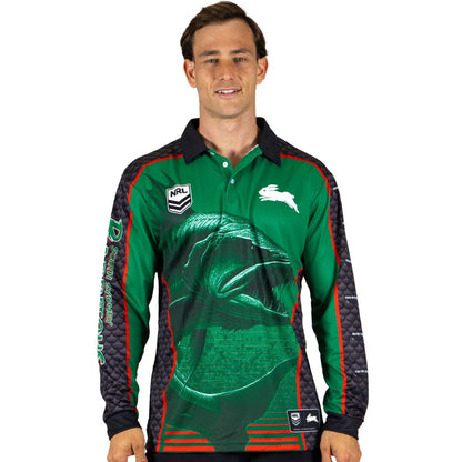 NRL 'Barracuda' Fishing Shirt - South Sydney Rabbitohs - Adult - Men - Polo