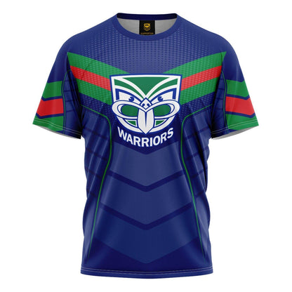 NRL Kids 'Chevron' Tee Shirt - New Zealand Warriors - Baby Child T-Shirt