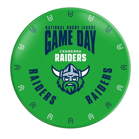 NRL Snack Plate - Canberra Raiders - 20cm diameter - Melamine - Single