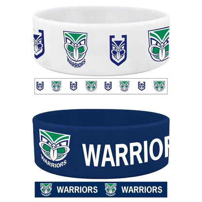 NRL Wrist Bands Set of 2 - New Zealand Warriors - Set of Two - Silicone Band