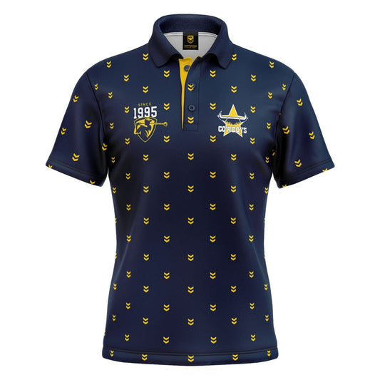 NRL 'Mulligan' Golf Polo - North Queensland Cowboys - Adult - Mens - Polo