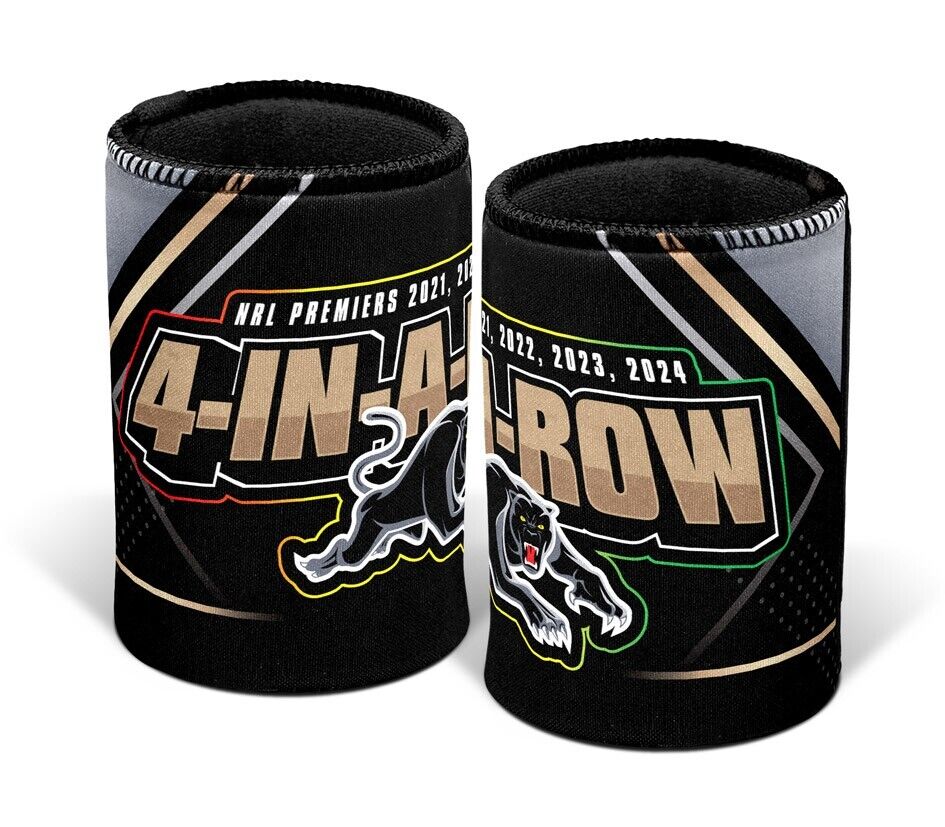 NRL 2024 PREMIERS STUBBY CAN COOLER - PENRITH PANTHERS - PH1