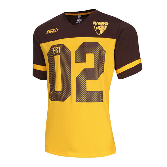 AFL 2024 Grid Iron Jersey - Hawthorn Hawks - Youth - Kids