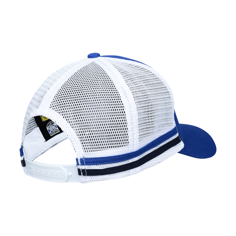 NRL Stripe Trucker Cap - Canterbury Bulldogs - Hat - Adult - One Size