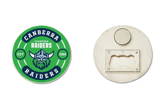 NRL Bottle Opener Magnet - Canberra Raiders - Rugby League