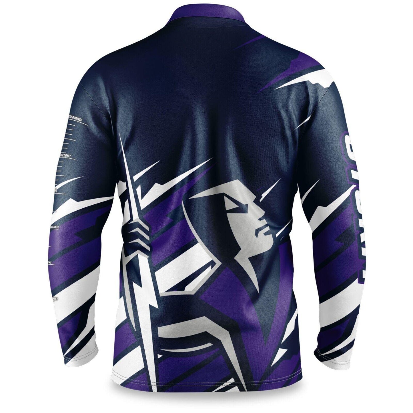 NRL 'Ignition' Fishing Shirt - Melbourne Storm - Youth - Polo