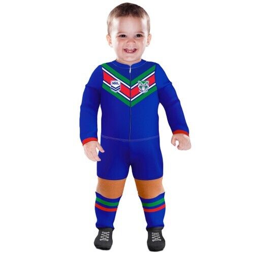 NRL Footy Suit Body Suit - New Zealand Warriors -  Baby Toddler Infant