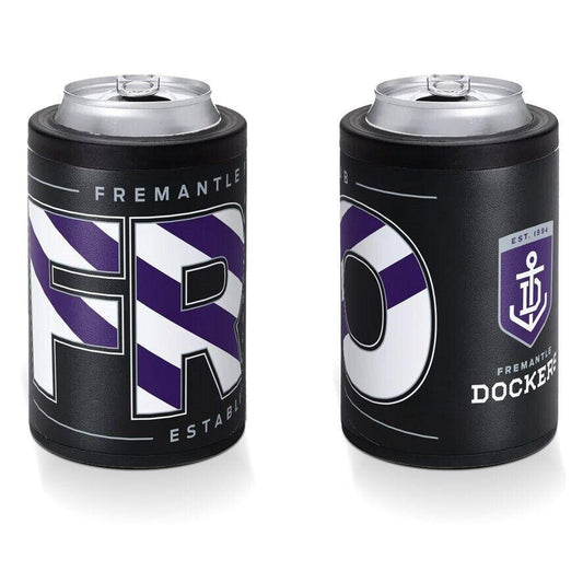 AFL Insulated Can Cooler - Fremantle Dockers - Stubby Cooler - Twist Top Lid