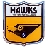 AFL Retro Logo Emblem - Hawthorn Hawks - Supporter Car Badge