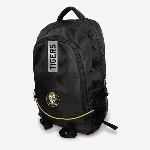 AFL Stirling Backpack - Richmond Tigers - 49x32x12cm - Nylon Bag