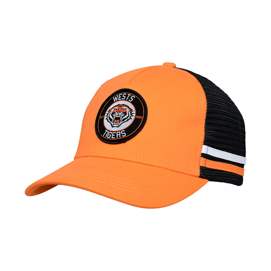 NRL Stripe Trucker Cap - West Tigers - Hat - Adult - One Size