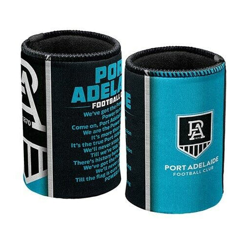 AFL Drink Stubby Cooler - Team Song - Port Adelaide Power - Can Cooler