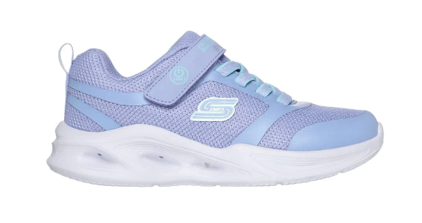 SKECHERS Sola Glow Shoe - Periwinkle - Kids