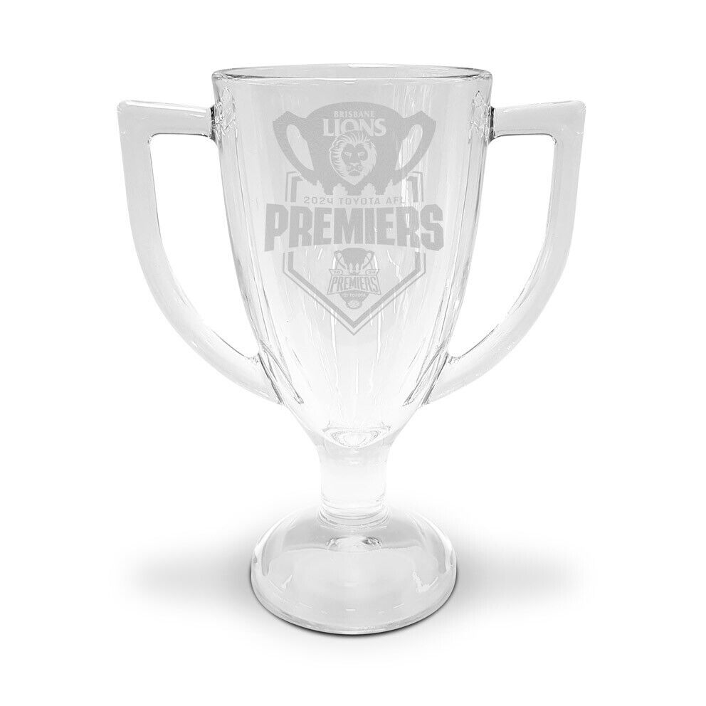 AFL 2024 PREMIERS TROPHY GLASS - BRISBANE LIONS - ETA DEC 2024 - PH2