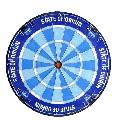 NRL Dart Board - New South Wales Blues - NSW - Bracket Included - Dartboard