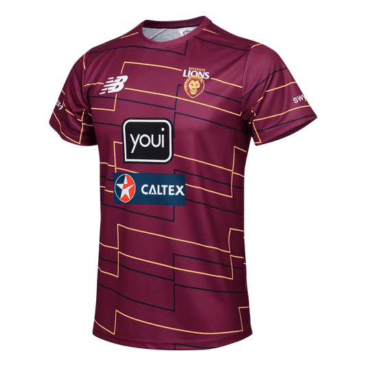 AFL 2024 Training Tee - Brisbane Lions - Adult - Mens