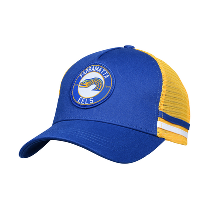 NRL Stripe Trucker Cap - Parramatta Eels - Hat - Adult - One Size