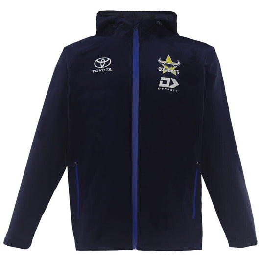 NRL 2024 Wet Weather Jacket - North Queensland Cowboys - Navy - Adult - Mens