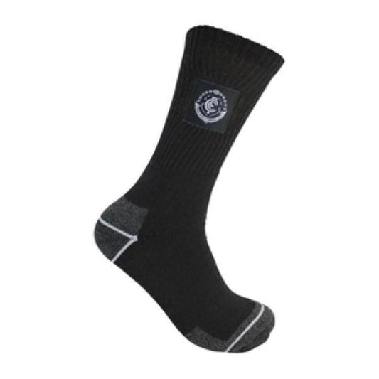 AFL Mens Work Socks - Carlton Blues  - Two Pack