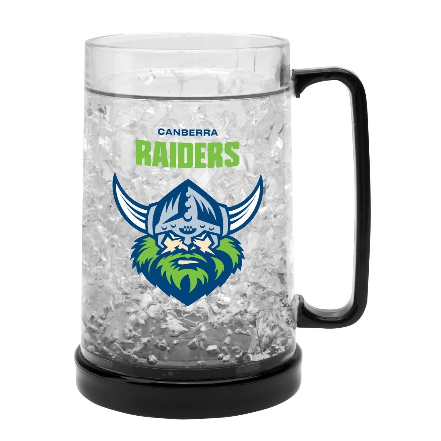 NRL Freeze Mug - Canberra Raiders - 375ML - Gel Freeze Mug Drinking Cup