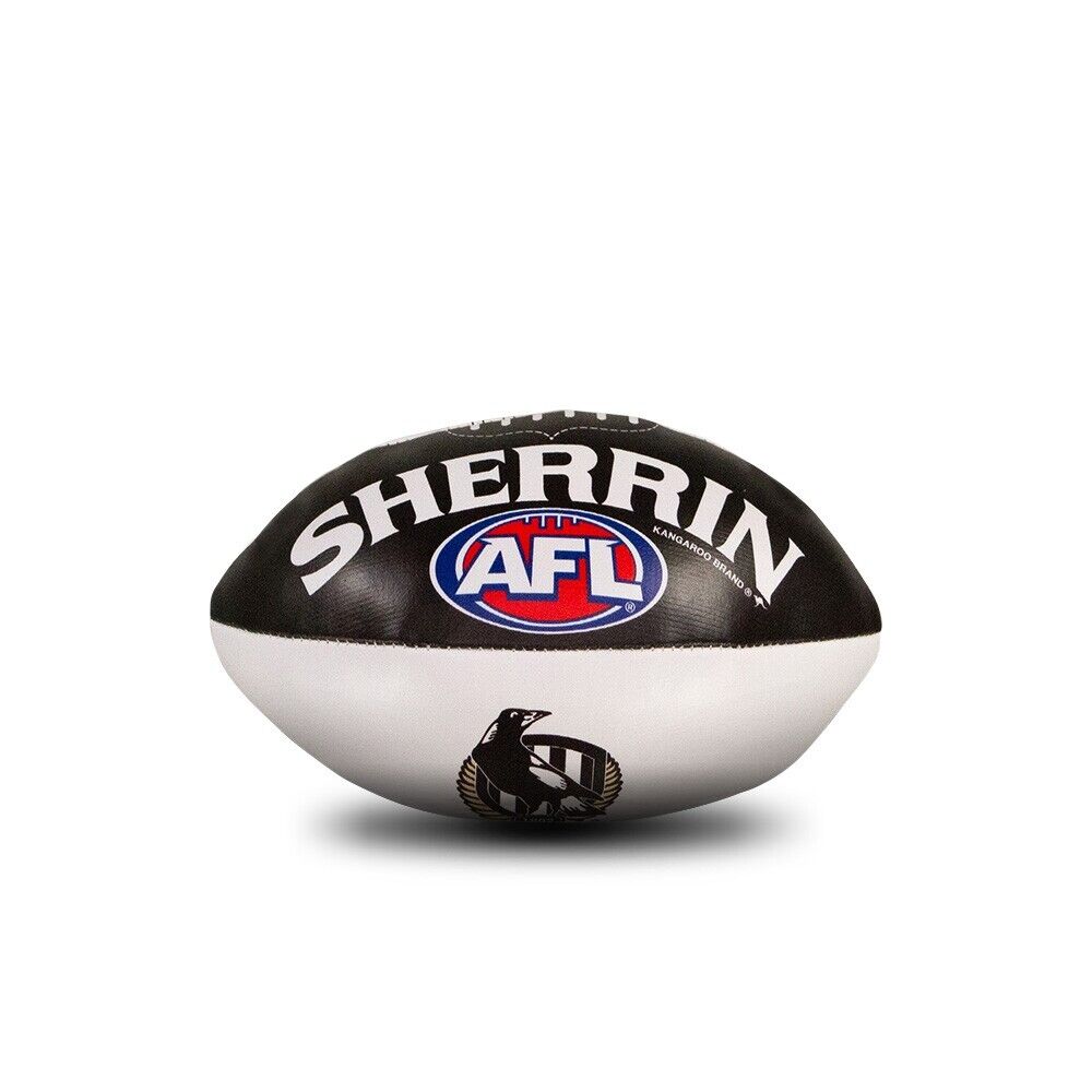 AFL Mini Supporter Sponge Football - Collingwood Magpies - Ball