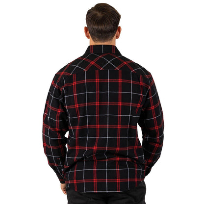 AFL 'Mustang' Flannel Polo - St Kilda Saints - Flanno Shirt - Flannelette