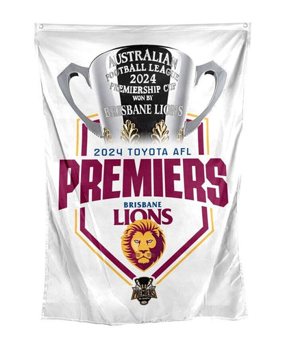 AFL 2024 PREMIERS WALL CAPE FLAG - BRISBANE LIONS - ETA OCT 2024 - PH1