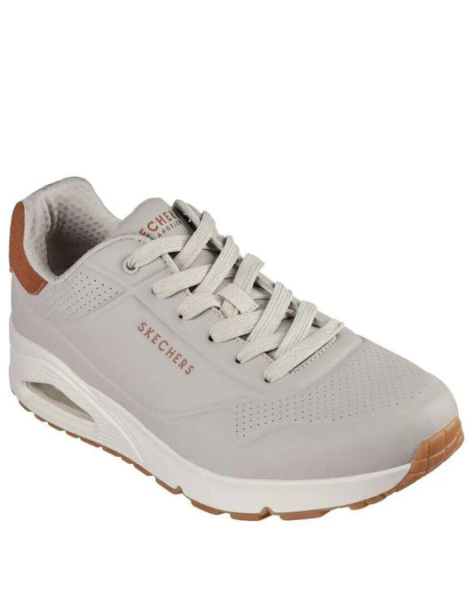 SKECHERS UNO Shoe - Suited on Air - Natural - Mens