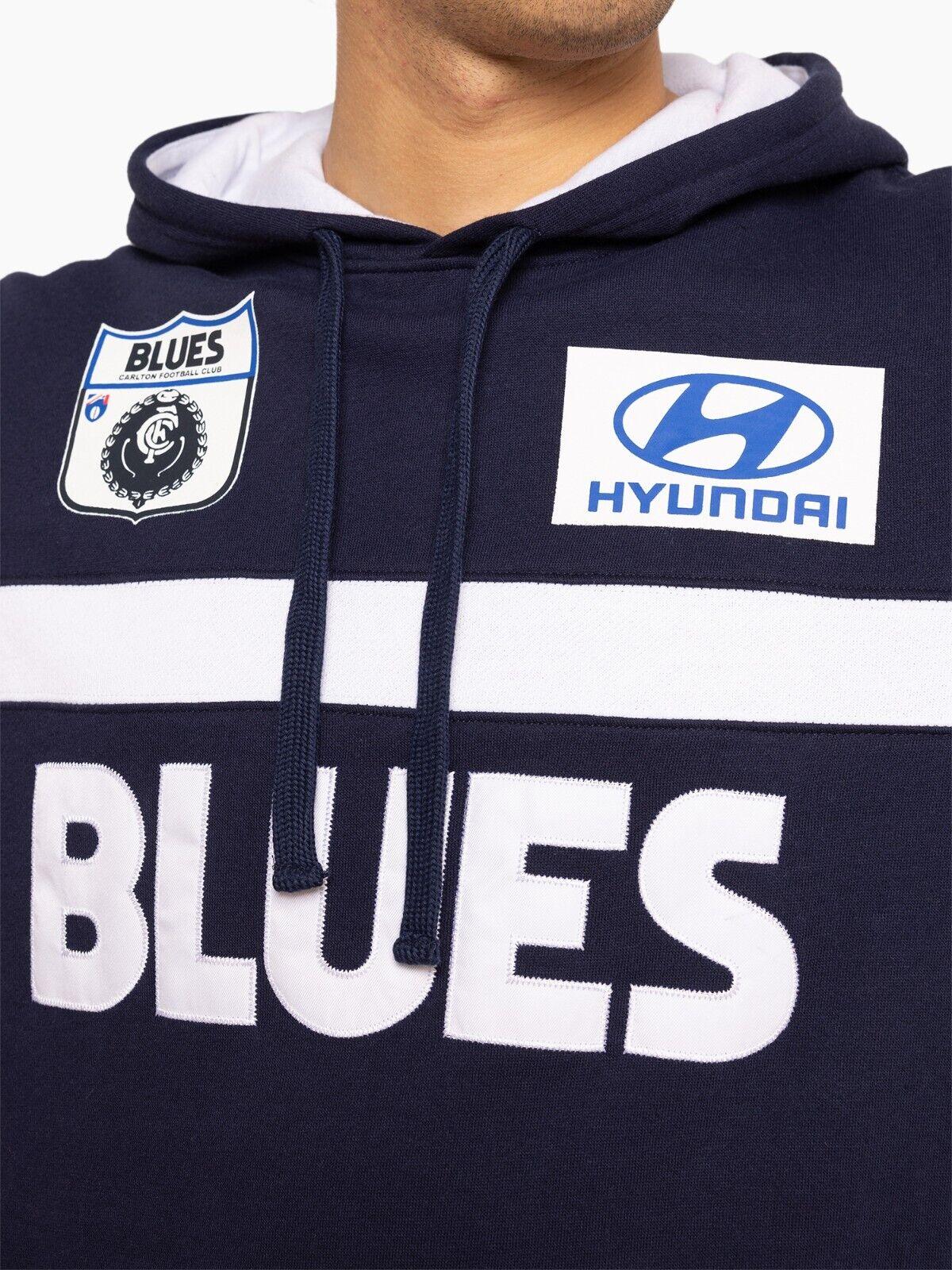 AFL Throwback OTH Hoodie - Carlton Blues - Adult - Hoody - Jumper