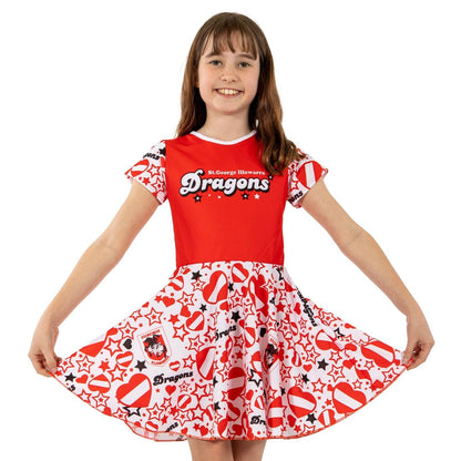 NRL Heartbreaker Dress - St George Illawarra Dragons - Girls - Toddler - Kid