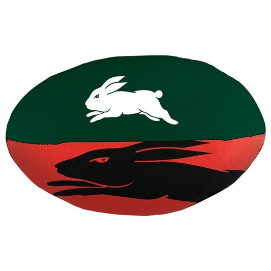 NRL Plush Soft Football - South Sydney Rabbitohs - 12cm x 25cm Ball